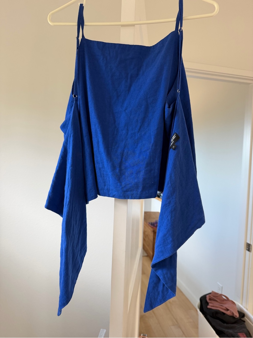 Velvet Heart Royal Blue Asymmetrical Draped Skirt